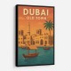 Dubai Old Town Poster Wall Art