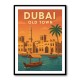 Dubai Old Town Poster Wall Art