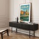Dublin Ireland Travel Poster Wall Art