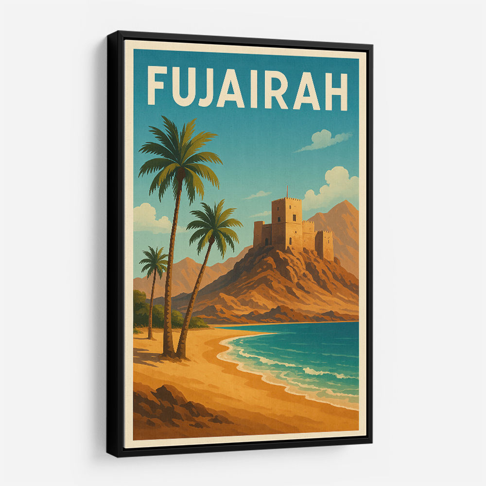 Fujairah Travel Poster Wall Art