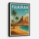 Fujairah Travel Poster Wall Art