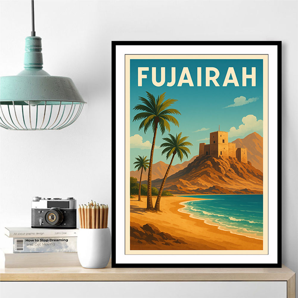 Fujairah Travel Poster Wall Art
