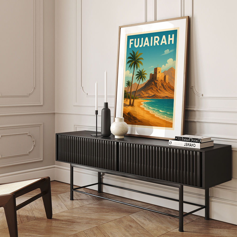 Fujairah Travel Poster Wall Art