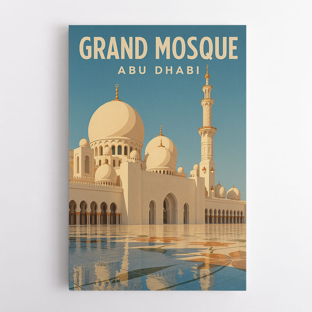 Grand Mosque Abu Dhabi Wall Art