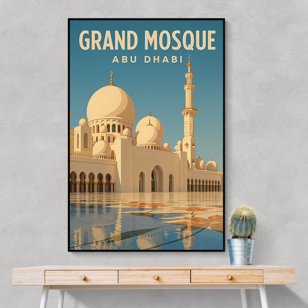 Grand Mosque Abu Dhabi Wall Art