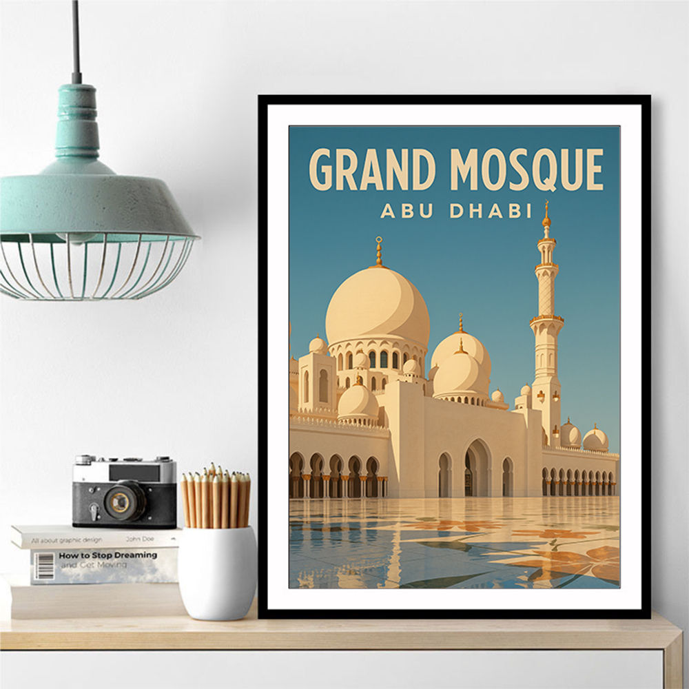 Grand Mosque Abu Dhabi Wall Art