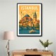 Istanbul Travel Poster 1 Wall Art