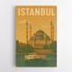Istanbul Travel Poster Wall Art