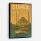 Istanbul Travel Poster Wall Art