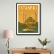 Istanbul Travel Poster Wall Art