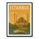 Istanbul Travel Poster Wall Art