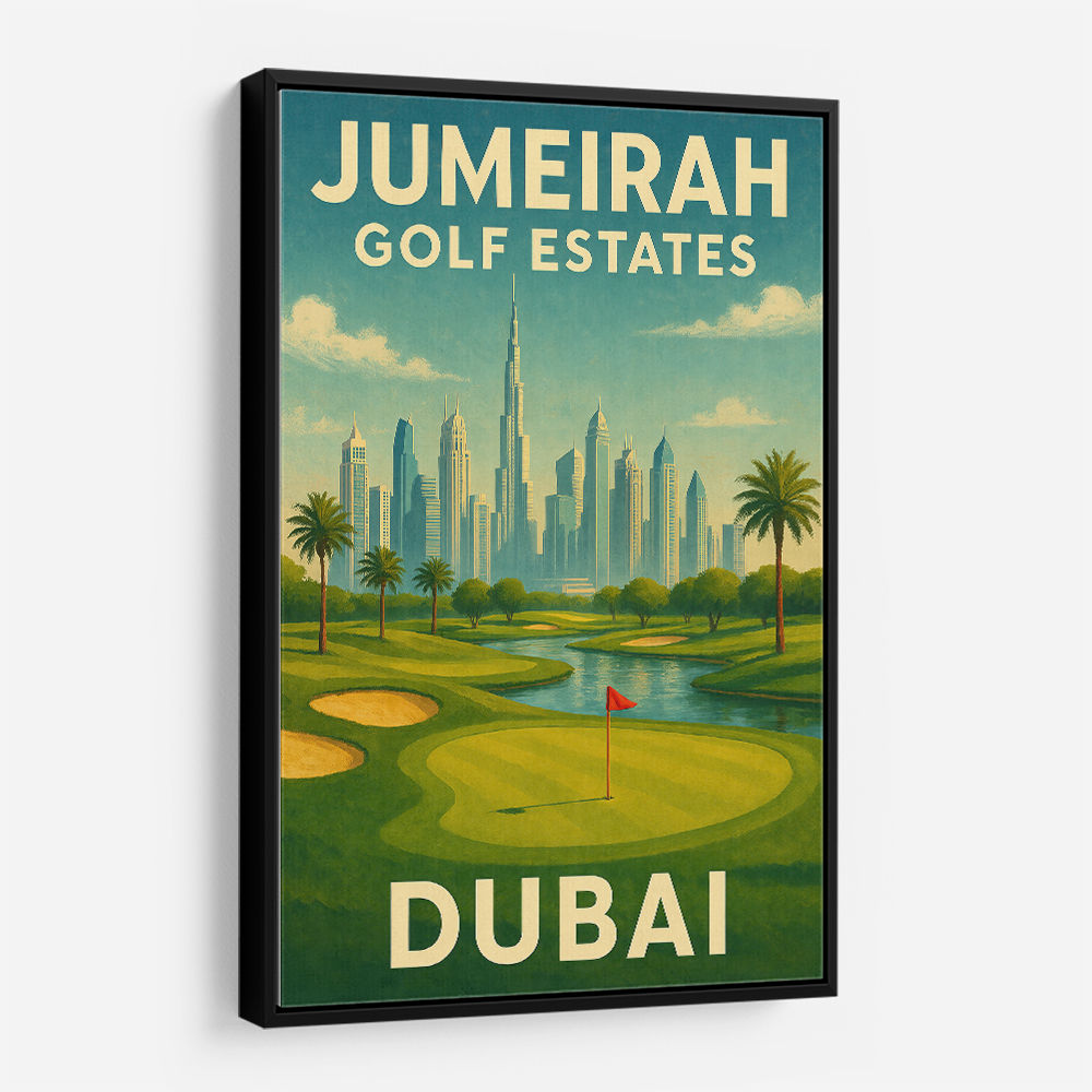 Jumeirah Gold Estates Dubai Poster Wall Art