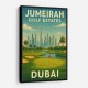 Jumeirah Gold Estates Dubai Poster Wall Art