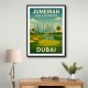 Jumeirah Gold Estates Dubai Poster Wall Art