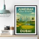 Jumeirah Gold Estates Dubai Poster Wall Art