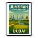 Jumeirah Gold Estates Dubai Poster Wall Art