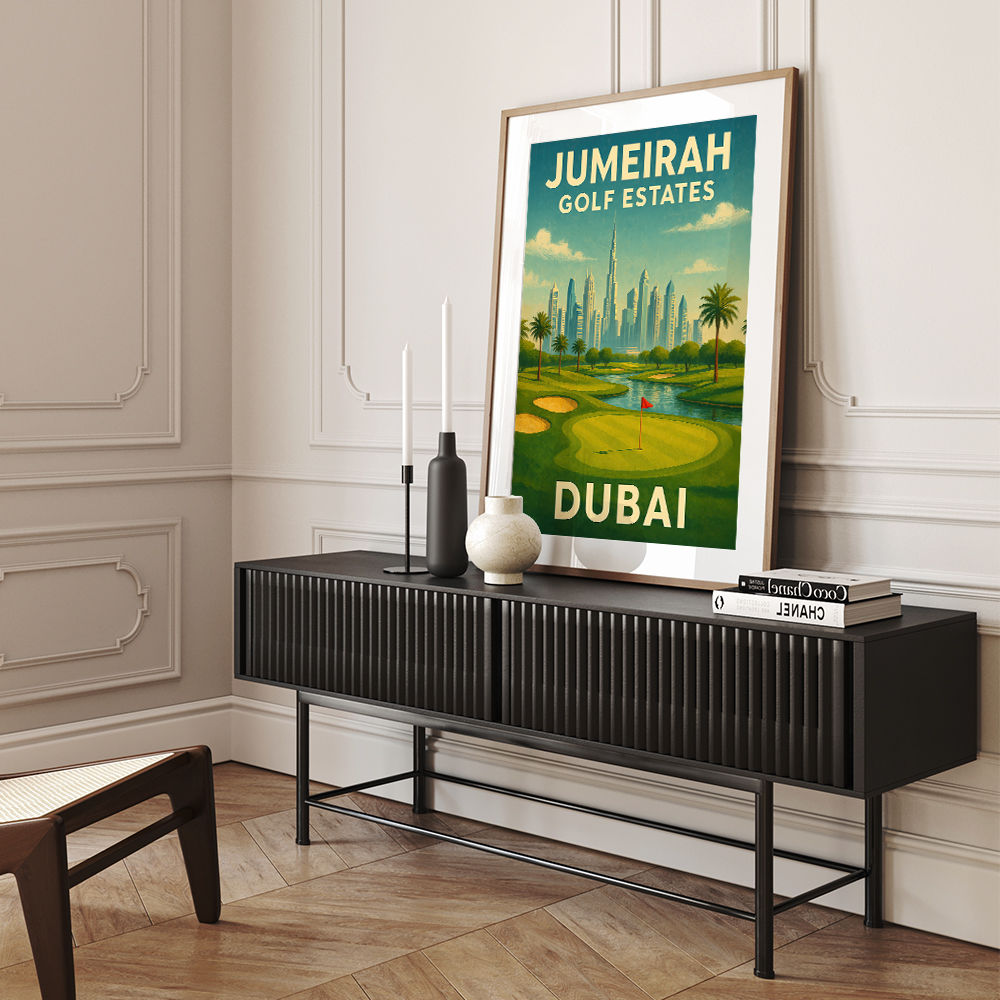 Jumeirah Gold Estates Dubai Poster Wall Art