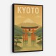 Kyoto Japan Travel Poster Wall Art