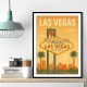 Las Vegas Travel Poster Wall Art