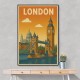 London Travel Poster Wall Art