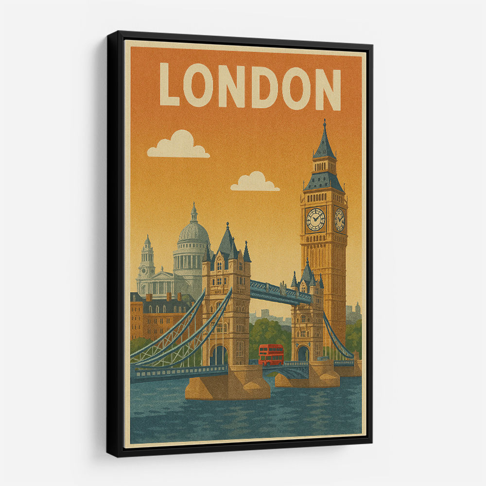 London Travel Poster Wall Art