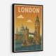 London Travel Poster Wall Art