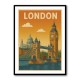London Travel Poster Wall Art