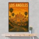 Los Angeles Travel Poster 1 Wall Art