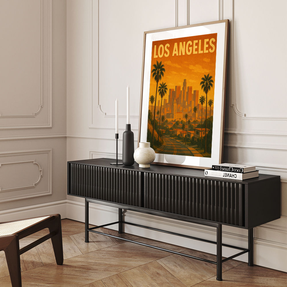 Los Angeles Travel Poster 1 Wall Art