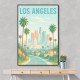 Los Angeles Travel Poster Wall Art