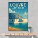 Louvre Abu Dhabi Travel Poster Wall Art