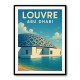 Louvre Abu Dhabi Travel Poster Wall Art