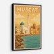 Muscat Travel Poster Wall Art