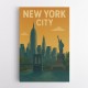 New York City Travel Poster Wall Art