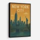 New York City Travel Poster Wall Art