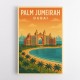 Palm Jumeirah Dubai Poster Wall Art