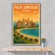 Palm Jumeirah Dubai Poster Wall Art