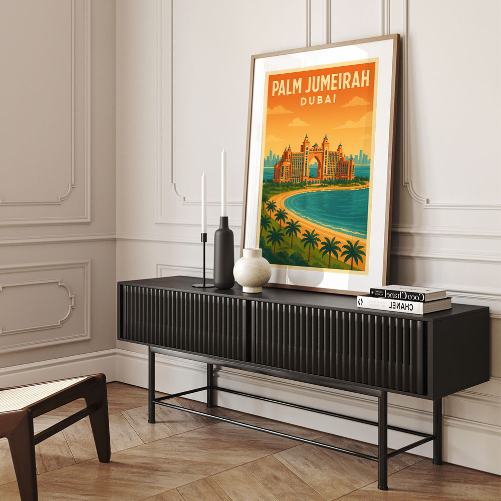 Palm Jumeirah Dubai Poster Wall Art