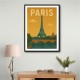 Paris Travel Poster 1 Wall Art