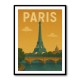 Paris Travel Poster 1 Wall Art