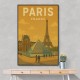 Paris Travel Poster Wall Art