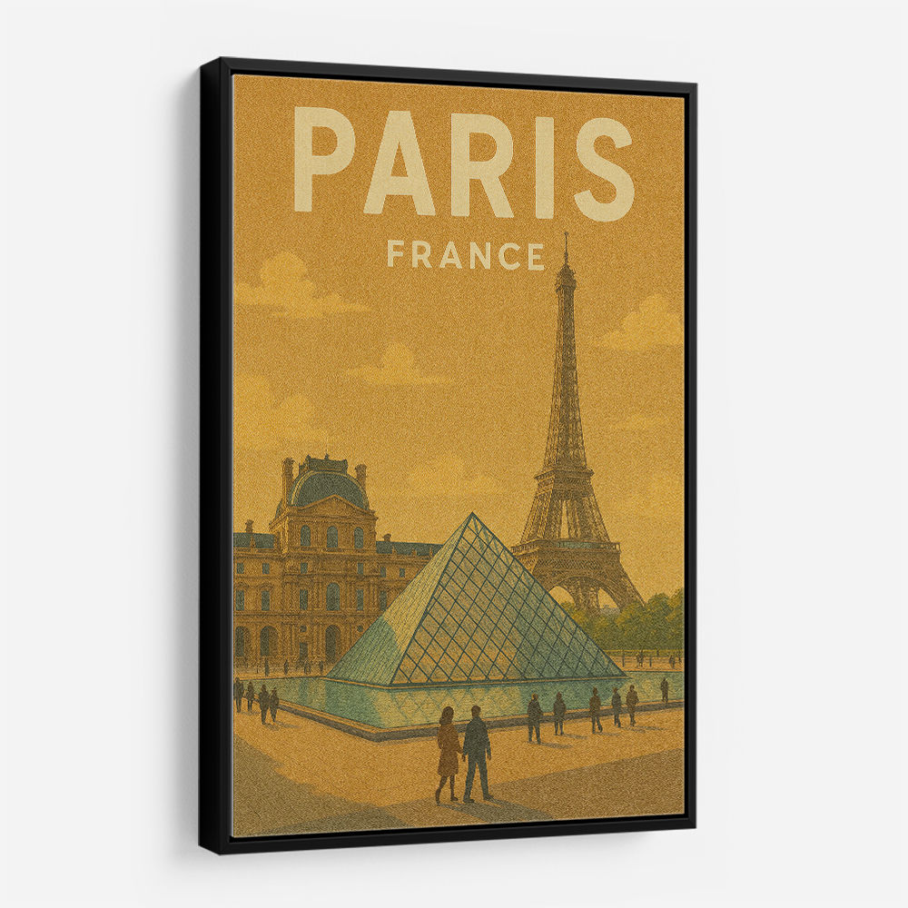 Paris Travel Poster Wall Art