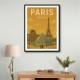Paris Travel Poster Wall Art