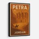 Petra Jordon Travel Poster Wall Art