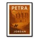 Petra Jordon Travel Poster Wall Art