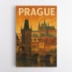 Prague Travel Poster Wall Art