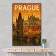 Prague Travel Poster Wall Art