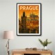 Prague Travel Poster Wall Art