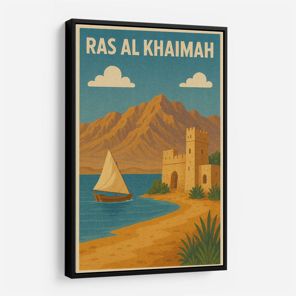 Ras Al Khaimah Travel Poster Wall Art