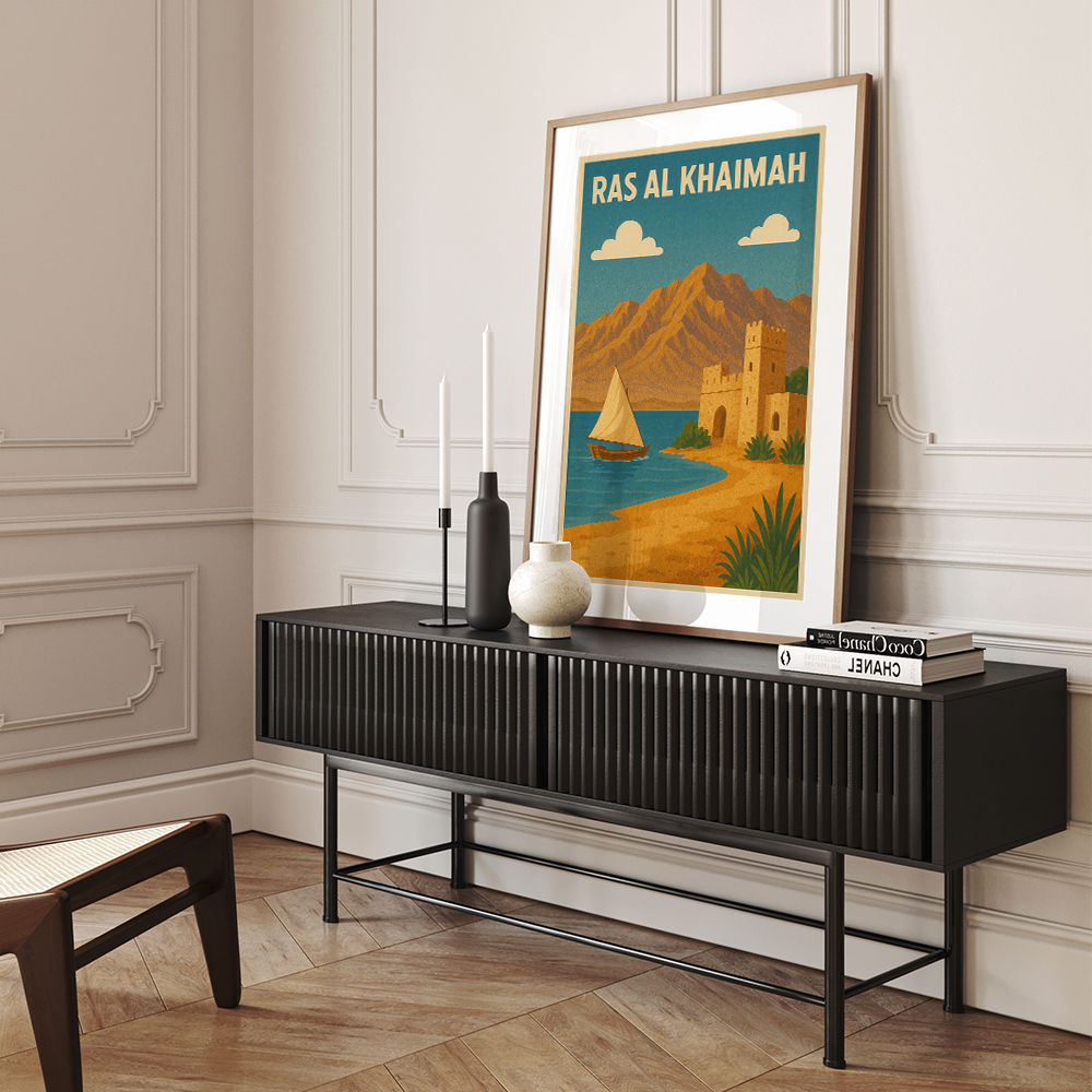 Ras Al Khaimah Travel Poster Wall Art
